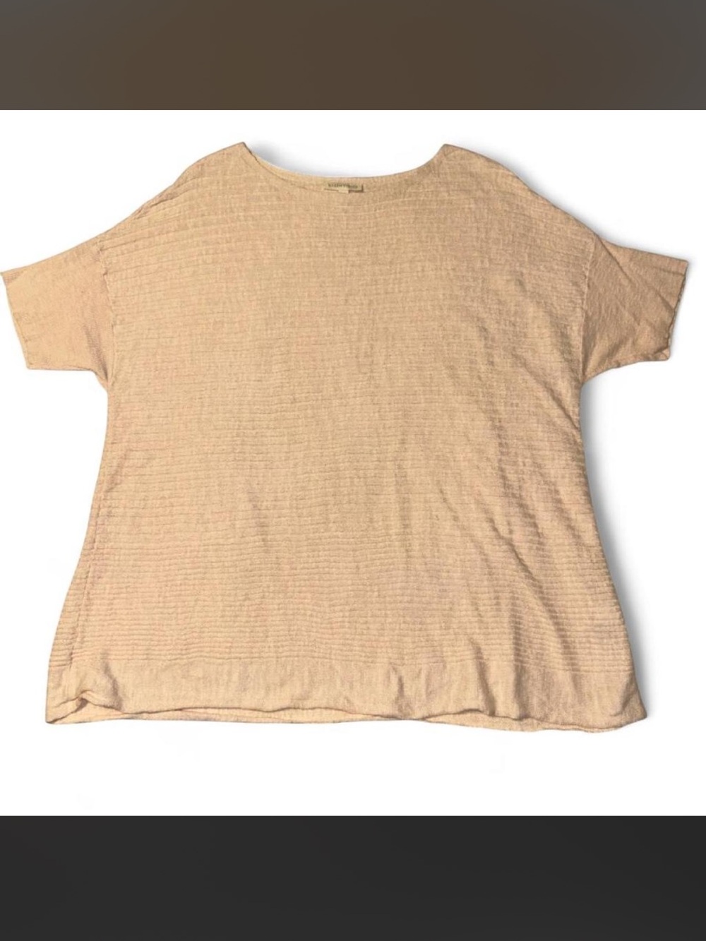 ✨ EILEEN FISHER ORGANIC LINEN-COTTON BOXY TOP ✨